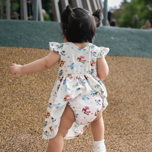 Girls' Flutter Sleeve Dress | No Otter Place I’d Be - Image 8