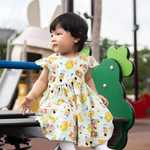 Girls' Flutter Sleeve Dress | Otterly Stuffed